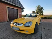Gebraucht Mercedes SLK200 163 PS (119 kW) 2000 Gelb Cabrio