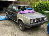 Używany VW Golf II 55 KM (40 kW) 1990 Czarny Hatchback
