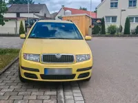 Gebraucht Skoda Fabia Tour 75 PS (55 kW) 2005 Gelb Kleinwagen