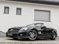 Gebraucht Mercedes SL63 AMG AMG 525 PS (386 kW) 2008 Schwarz Cabrio