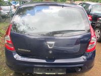 Gebraucht Dacia Sandero Basis 75 PS (55 kW) 2012 Blau marine Kleinwagen