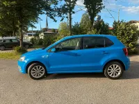 Gebraucht VW Polo Comfortline 75 PS (55 kW) 2015 Blau Kleinwagen