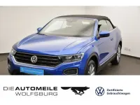 Gebraucht VW T-Roc Cabriolet Style 150 PS (110 kW) 2020 Ravennablau metallic (metallic) Cabrio