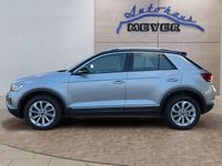 Gebraucht VW T-Roc Style 150 PS (110 kW) 2023 Pyrit silber metallic / schwar SUV