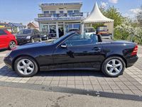 Gebraucht Mercedes SLK320 218 PS (160 kW) 2000 Obsidianschwarz metallic Cabrio