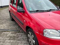 Gebraucht Dacia Logan 84 PS (61 kW) 2009 Rot Kombi