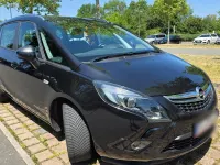 Gebraucht Opel Zafira Tourer Edition 136 PS (100 kW) 2012 Schwarz Van / Kleinbus