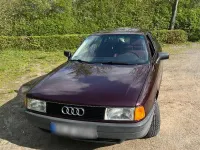 Käytetty Audi 80 70 HP (51 kW) 1990 Punainen Sedan