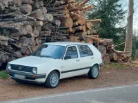 Gebraucht VW Golf II 69 PS (50 kW) 1989 Weiß Kleinwagen