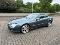 Gebraucht Mercedes SL500 306 PS (225 kW) 2002 Blau Cabrio