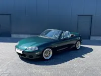 Gebraucht Mazda MX5 110 PS (80 kW) 2001 Grün Cabrio