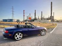Gebraucht Mazda MX5 110 PS (80 kW) 2003 Blau Cabrio