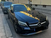 Gebraucht Mercedes C180 AMG line 156 PS (114 kW) 2019 Blau Coupé