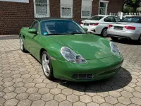 Gebraucht Porsche Boxster 220 PS (161 kW) 2001 Grün Cabrio