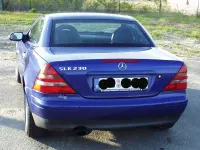 Gebraucht Mercedes SLK230 193 PS (141 kW) 1998 Blau Cabrio