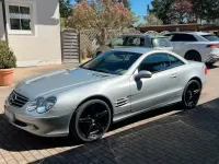 Gebraucht Mercedes SL500 306 PS (225 kW) 2001 Silber Cabrio