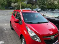 Gebraucht Chevrolet Spark 2010 Rot Kleinwagen