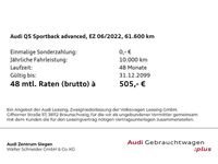Gebraucht Audi Q5 Sportback Advanced 286 PS (210 kW) 2022 Navarrablau metallic SUV