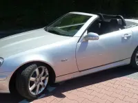 Gebraucht Mercedes SLK200 Edition 163 PS (119 kW) 2002 Silber Cabrio