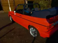 Gebraucht VW Golf Cabriolet 98 PS (72 kW) 1990 Rot Cabrio