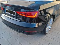 gebraucht Audi A3 Cabriolet S Line Schwarz Xenon/Navi/Sportsitze