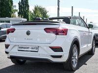 Gebraucht VW T-Roc Cabriolet R-line 150 PS (110 kW) 2021 Weiß Cabrio