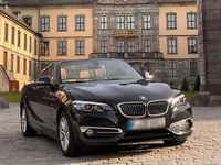 Gebraucht BMW 220 Luxury Line 184 PS (135 kW) 2017 Schwarz Cabrio