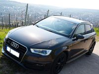 Gebraucht Audi A3 S-Line 184 PS (135 kW) 2014 Braun Limousine