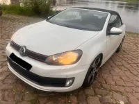 Brugt VW Golf Cabriolet GTI 211 HK (155 kW) 2013 Hvid Cabriolet
