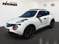 Gebraucht Nissan Juke N-Connecta 116 PS (85 kW) 2016 Pearl white metallic/red SUV