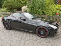 Gebraucht Mercedes SLK280 231 PS (169 kW) 2005 Schwarz Cabrio