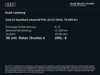 Gebraucht Audi A3 Advanced Plus 110 PS (80 kW) 2023 Mythosschwarz metallic Limousine