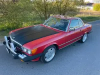 Gebraucht Mercedes 560 227 PS (166 kW) 1989 Rot Cabrio