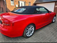 Gebraucht Audi A5 Cabriolet S-Line 170 PS (125 kW) 2010 Rot Cabrio