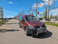 Gebraucht VW Caddy Maxi 105 PS (77 kW) 2011 Rot Van / Kleinbus