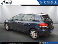 Gebraucht VW Golf VI Trendline 110 PS (80 kW) 2009 Blau Kleinwagen