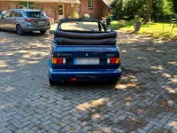 Gebraucht VW Golf Cabriolet 98 PS (72 kW) 1991 Blau Cabrio