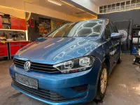 Gebraucht VW Golf Sportsvan 110 PS (80 kW) 2014 Blau Van / Kleinbus