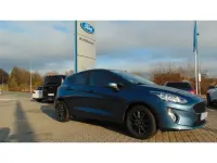 Gebraucht Ford Fiesta Cool & Connect 101 PS (74 kW) 2019 Chromablau metallic (metallic) Kleinwagen