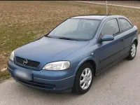 Gebraucht Opel Astra 75 PS (55 kW) 2001 Blau Coupé