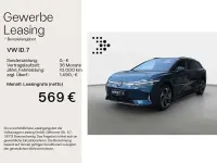 Neu VW ID.7 GTX 250 kW (340 PS) 2026 Aquamarinblau metallic schwarz Kombi