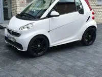 Gebraucht Smart ForTwo Cabrio Brabus 84 PS (61 kW) 2014 Weiß Cabrio