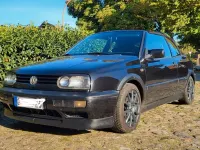 Gebraucht VW Golf Cabriolet 101 PS (74 kW) 1998 Schwarz Cabrio