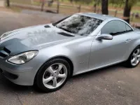 Gebraucht Mercedes SLK200 163 PS (119 kW) 2005 Silber Cabrio