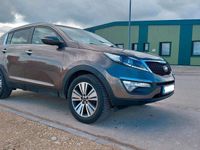 gebraucht Kia Sportage 2.0 GDI SLS 2014 8fach ALU SH vorn u. hinten