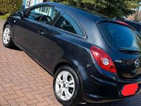 Gebraucht Opel Corsa 75 PS (55 kW) 2012 Schwarz Kleinwagen
