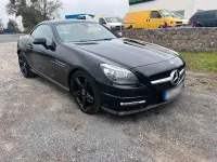 Gebraucht Mercedes SLK200 AMG line 184 PS (135 kW) 2015 Schwarz Cabrio