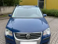 Gebraucht VW Touran United 2008 Blau Van / Kleinbus