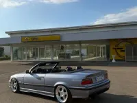 Gebraucht BMW 325 Cabriolet Sport Line 192 PS (141 kW) 1993 Blau Cabrio