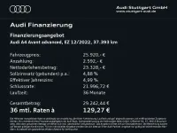 Gebraucht Audi A4 Advanced Plus 204 PS (150 kW) 2022 Mythosschwarz metallic Kombi